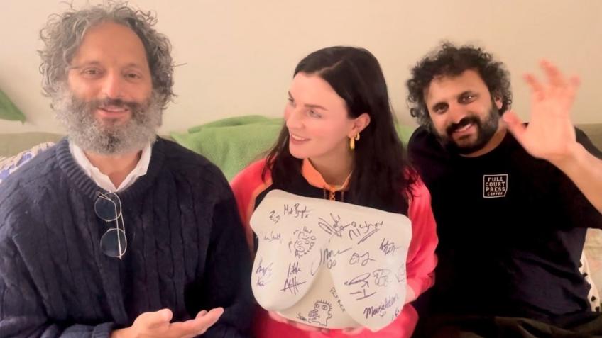 Bea & Mantzoukas Taskmaster Boob Raffle