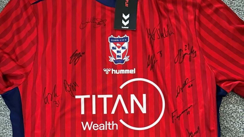 Win a squad signed York City shirt