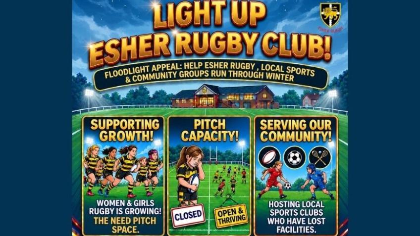 Help Esher RFC light up the future of local sport!