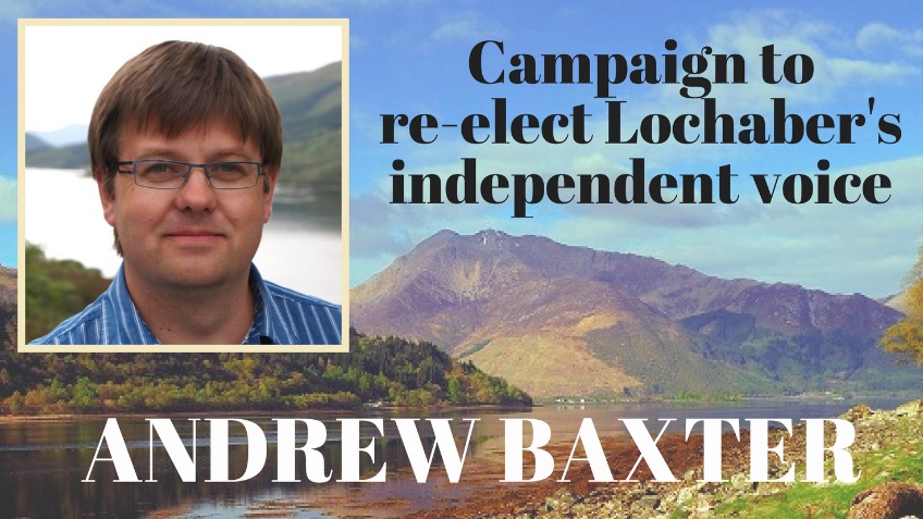 Keep a strong local voice re-elect Andrew Baxter 