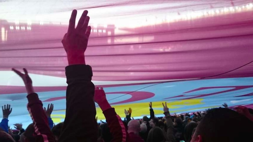 Wembley FA Cup Final Villa Surfer Flag 20x20m