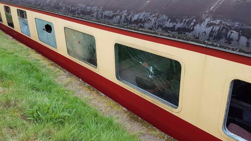 Telford Steam Railway - vandalism repairs