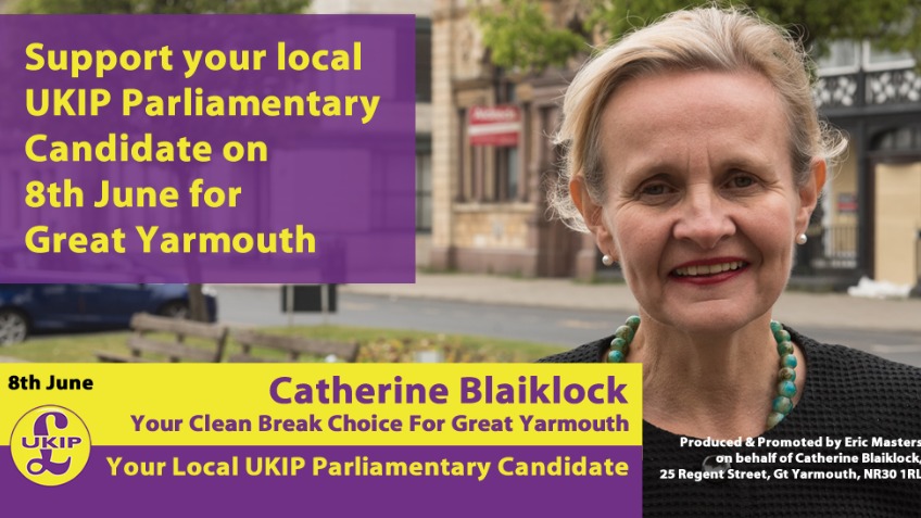 Make Yarmouth Great Again - Vote UKIP 8 June!