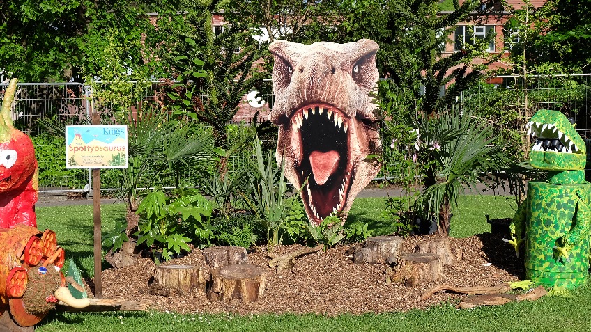Macclesfield Garden Festival - Dinosaur garden