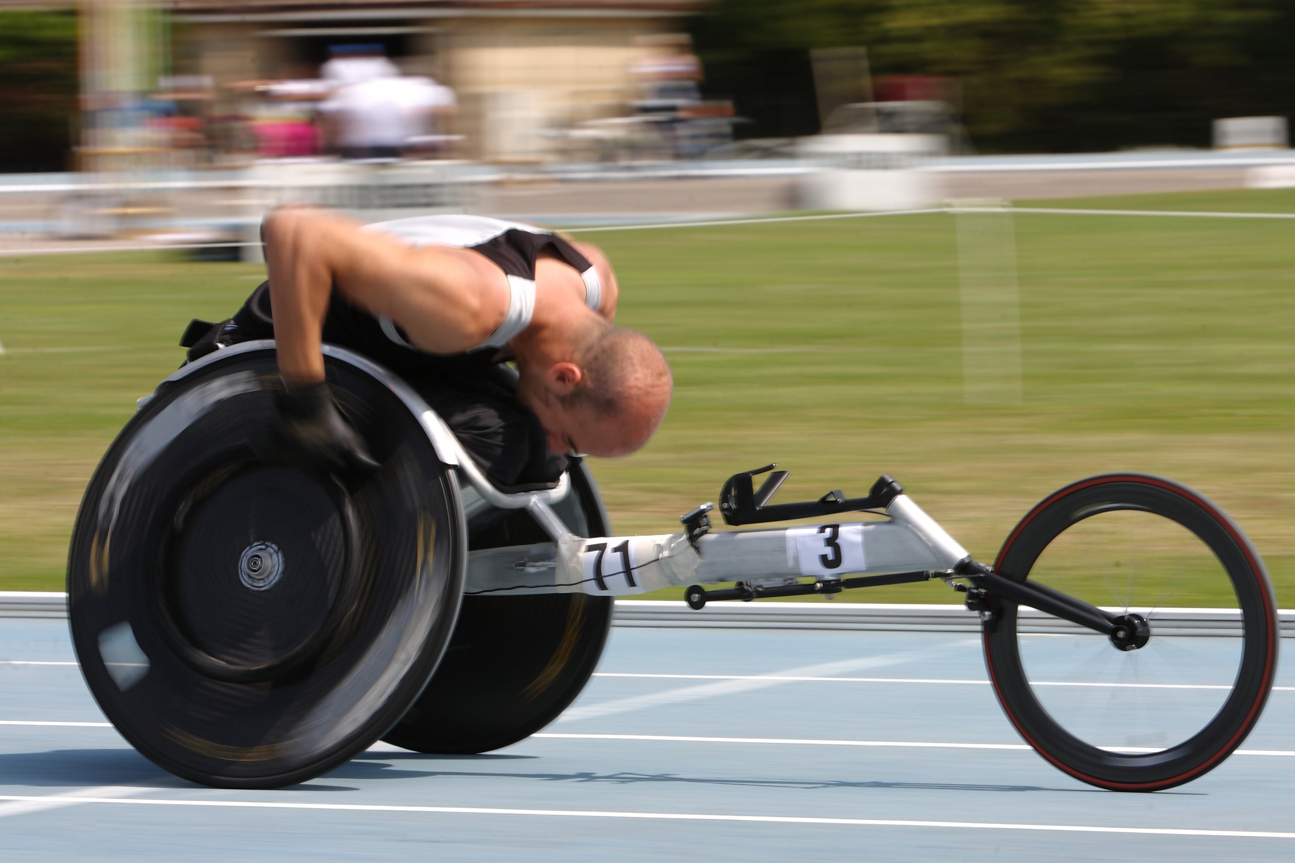 Racing wheelchairs and training