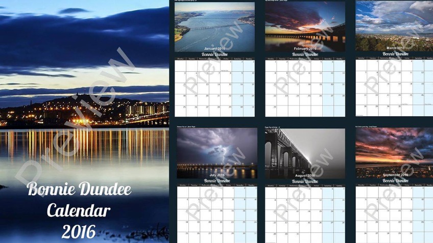 Bonnie Dundee 2016 Calendar