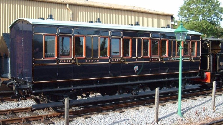 Victorian railway carriage