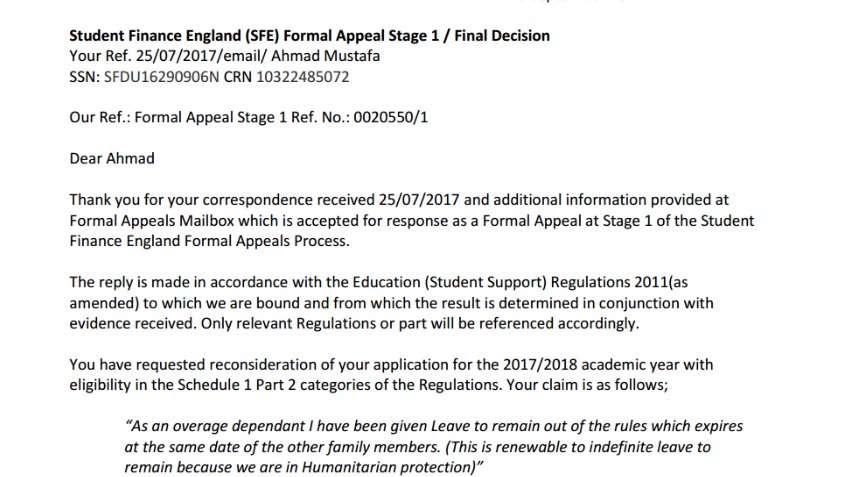 First year at university
