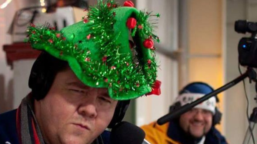 Ben's Christmas Jumper and Santa Hat challenge!