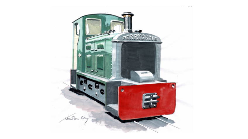 Perrygrove railway new locomotive