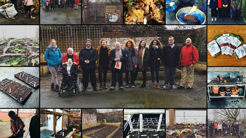 Community Garden at John Archer Hall, Toxteth