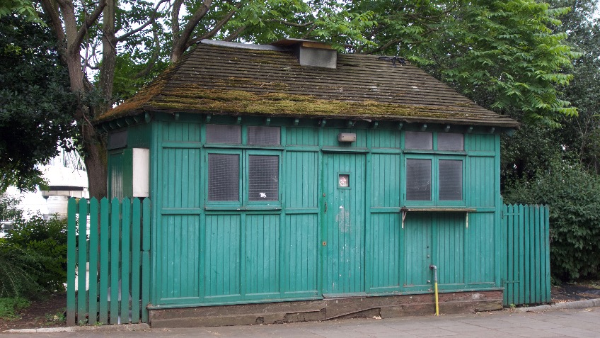 Artist-led renovation of a Cabmans Shelter, London