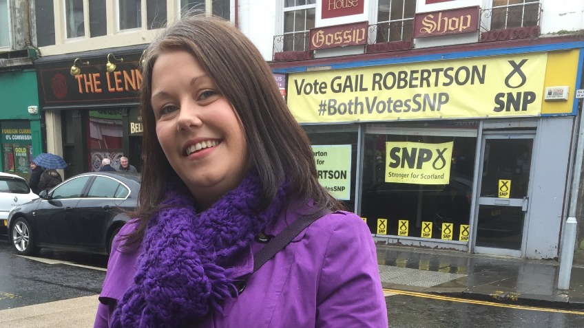 Gail Robertson SNP for Dumbarton Constituency