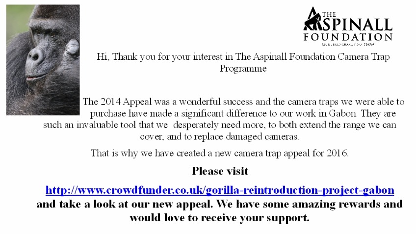 Aspinall Camera Trap Programme