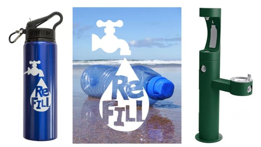 ReFILL Water Station in The Triangle Bude