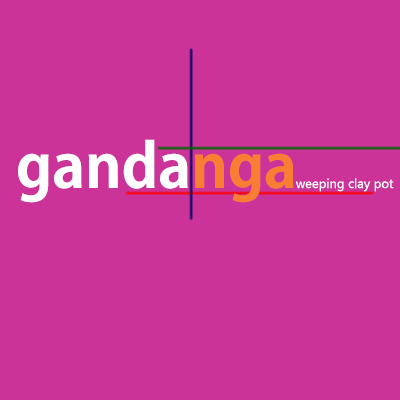 GandaNga-weeping clay pot