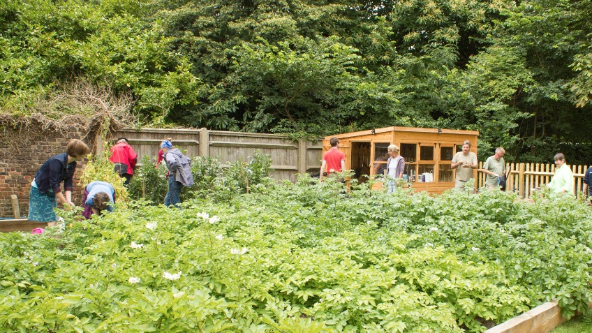 Model Market Garden at Marble Hill Park