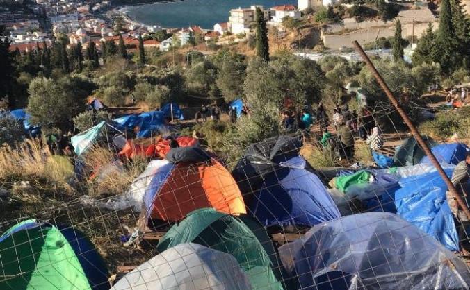 Raising winter funds for refugees on samos island image