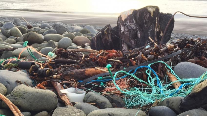 Skye Beach Clean Boat