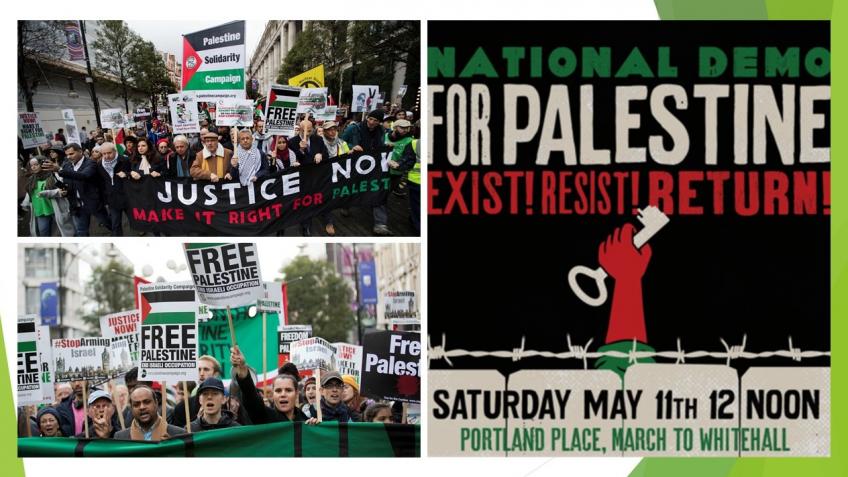 Oxford PSC at National Demonstration for Palestine