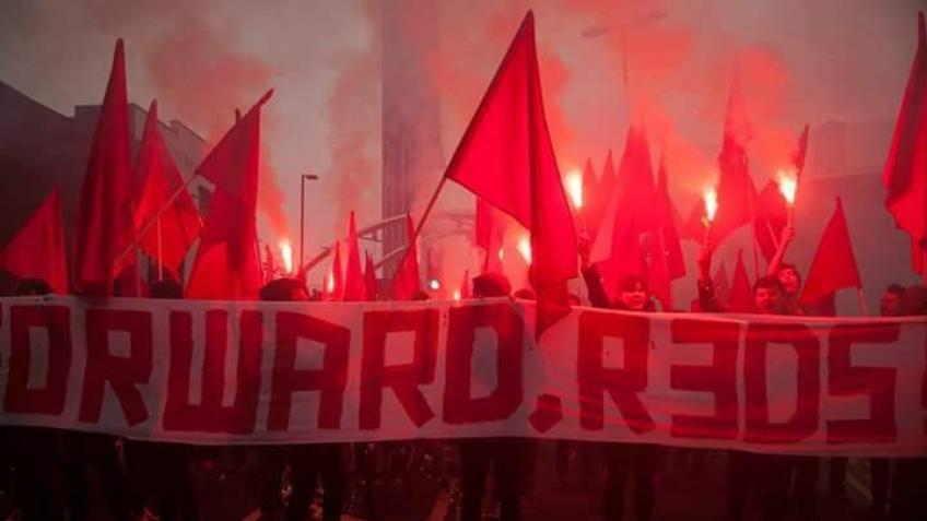 Red Block mfor Tory Party Conference Manchester