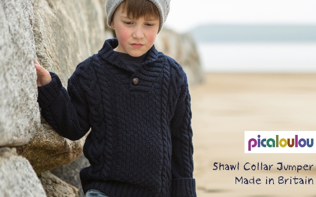 Shawl Collar Jumper Made in GB