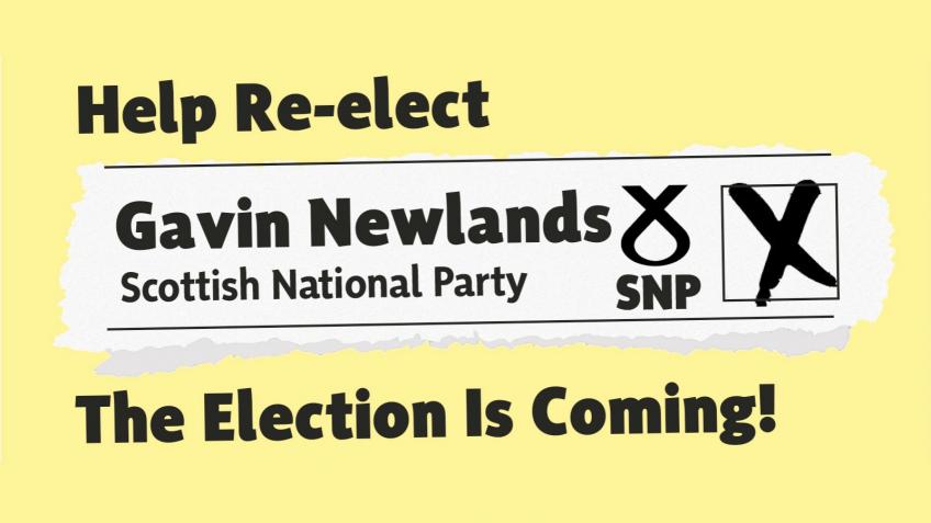 Re-elect Gavin Newlands