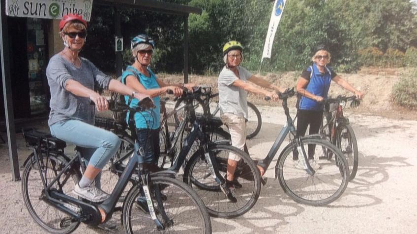 E-bikes for the golden couple!