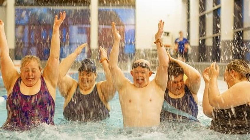 'GO FOR GOLD' Special Olympics Sandwell Swimmers.