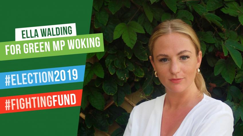 Support the Green party candidate for Woking