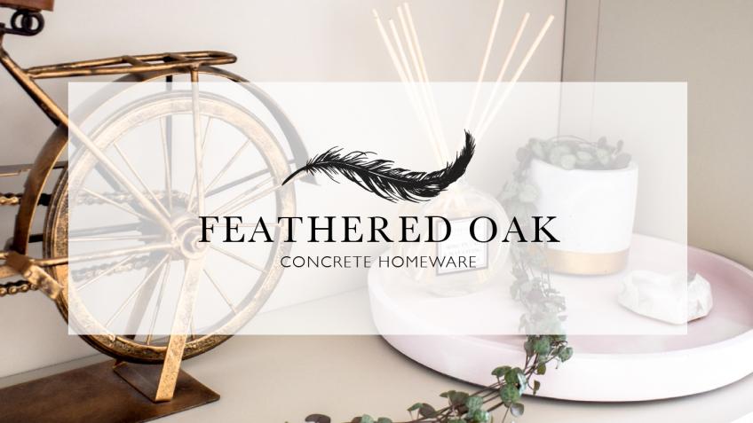 Feathered Oak - Concrete Homeware