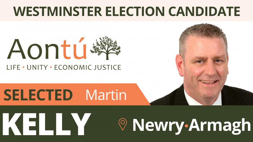 Martin Kelly and Aontú for Newry / Armagh
