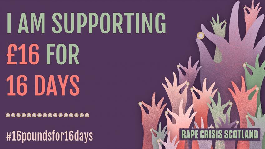 £16 for 16 days - supporting survivors in Scotland