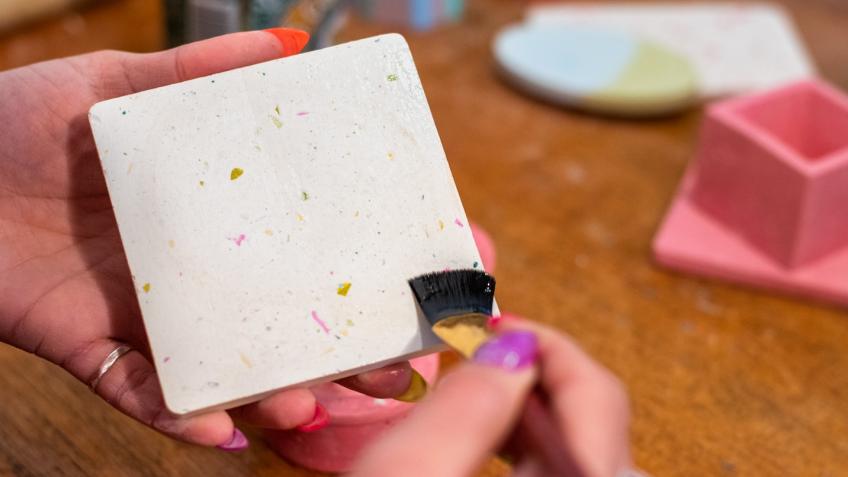 Handcrafted concrete products & creative workshops