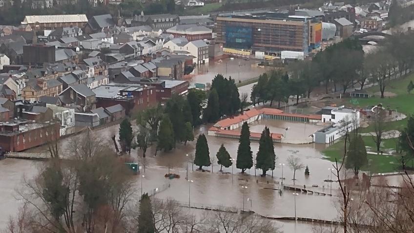Pontypridd flooding relief