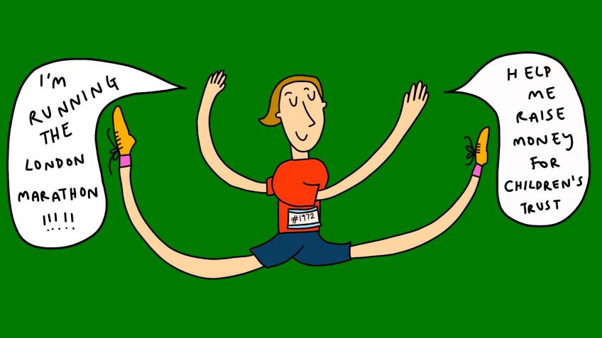 Fin Medd is running the London Marathon!