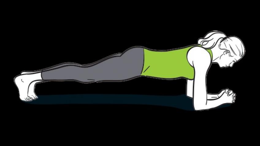I'm the Office Olympics Planker
