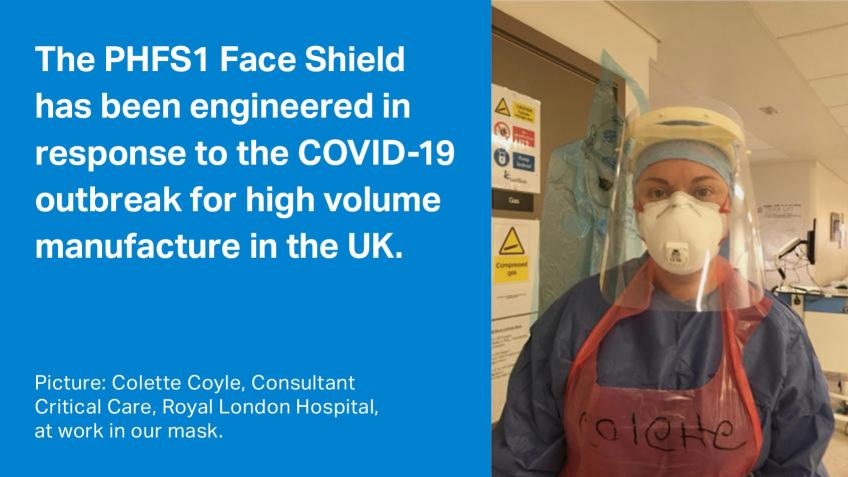 Protecting Heroes Face Shields for Front Line NHS