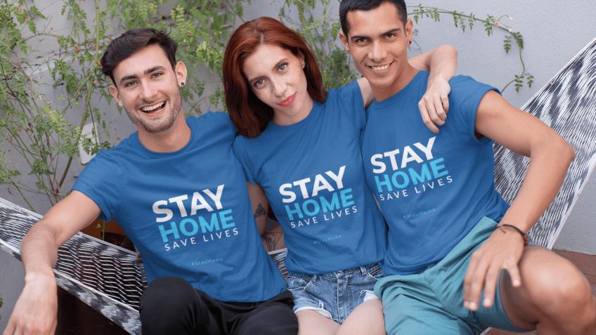 Stay Home Save Lives Merchandise