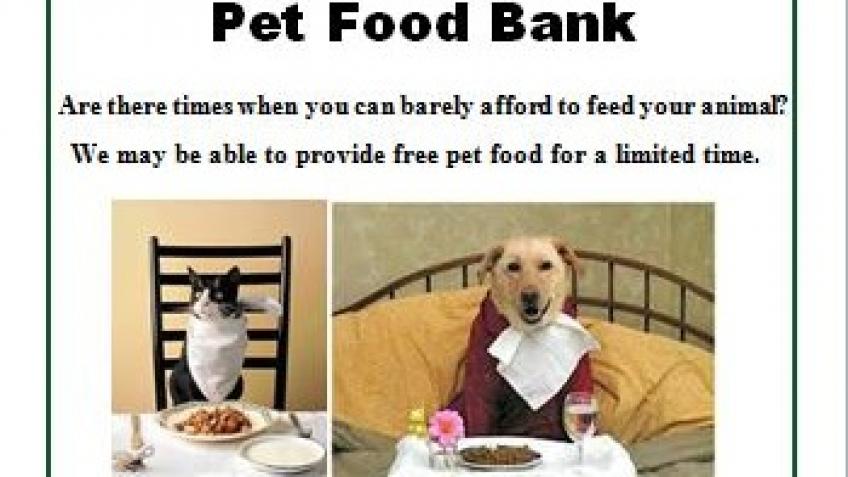 Pet Food Bank and Project Wildcat schemes