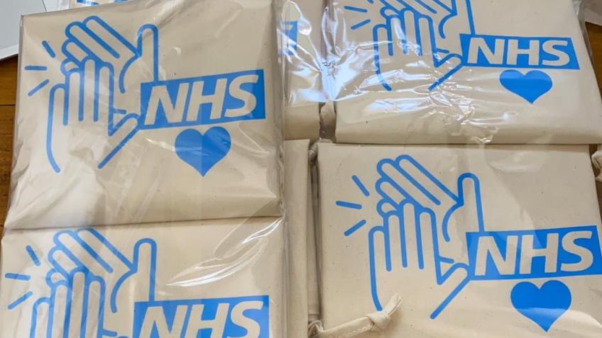 Scrub bags for NHS uniforms