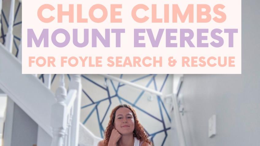 Chloe climbs Mount Everest from her home