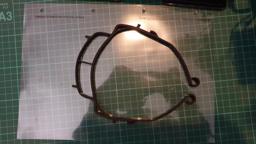 Key-worker face guards.