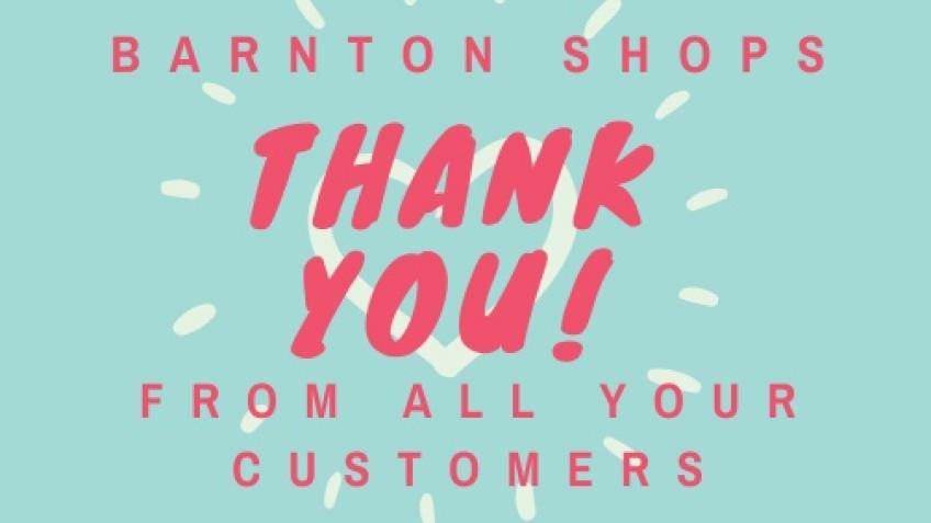 Thank You to all the Staff at the Barnton Shops ❤️