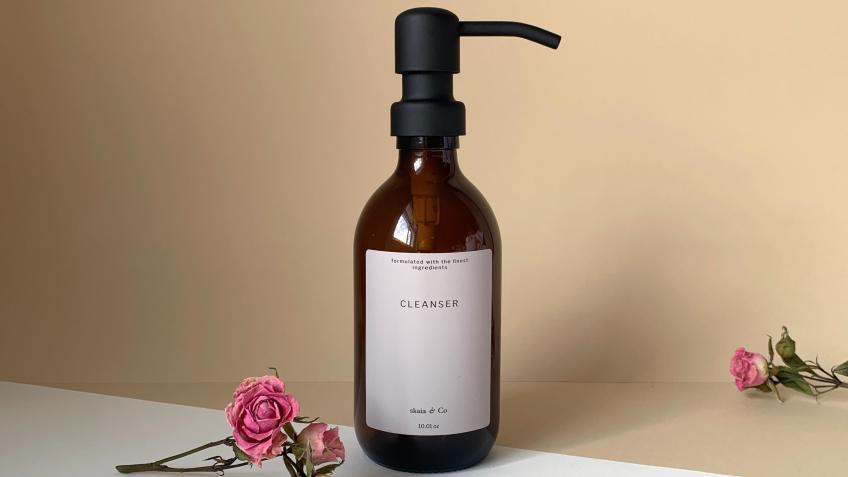Sustainable Amber Glass Dispensers