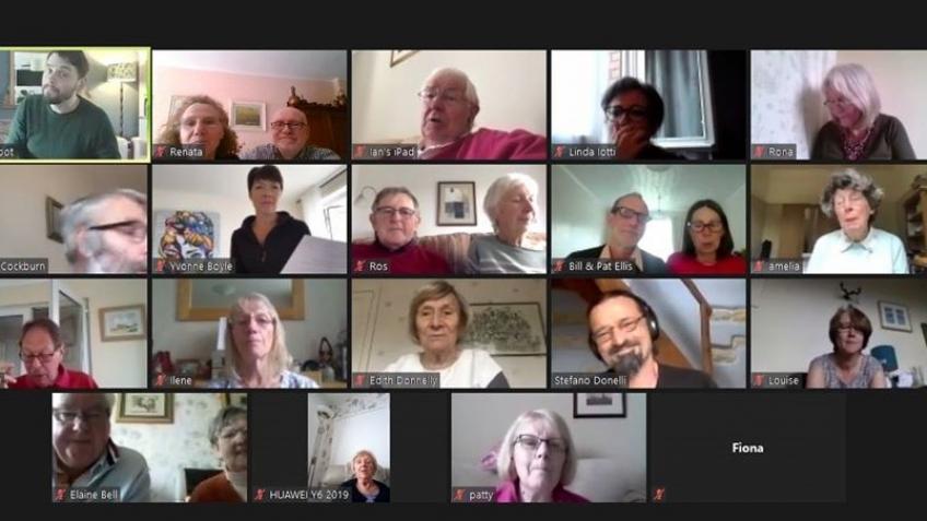 The Forget Me Notes Project Zoom Choir