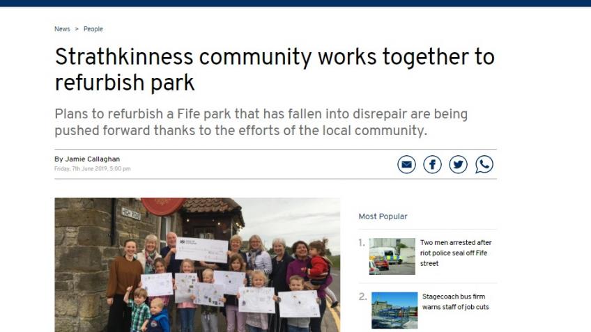 Strathkinness Community Park Project