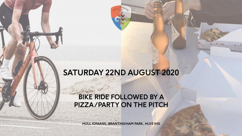 Hull Ionians Bike Ride & Pizza/Party On The Pitch