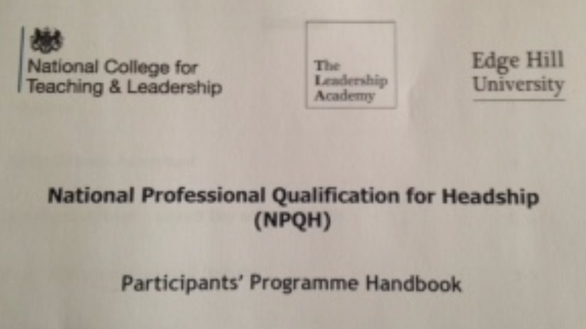 National Professional Qualfication for Headship