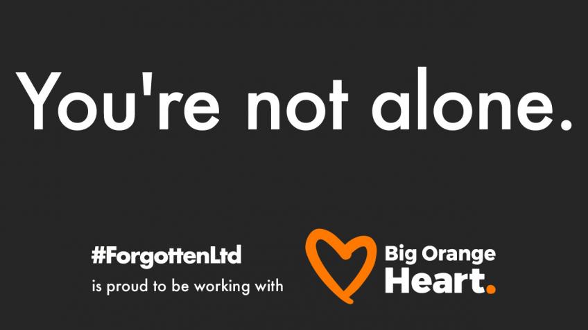 A Big #ForgottenLtd Thank You To Big Orange Heart!